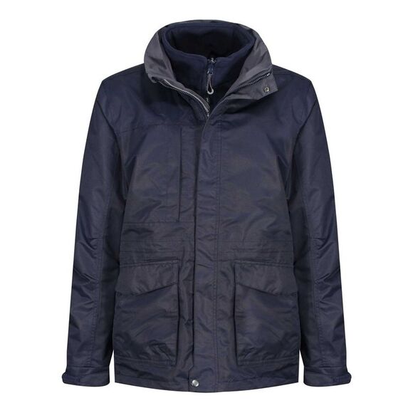 Regatta Mens Benson III 3-in-1 Breathable Jacket / Navy/Navy